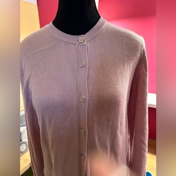 Beautiful light pink long cardigan woman size M Karen Millen - Picture 2 of 10